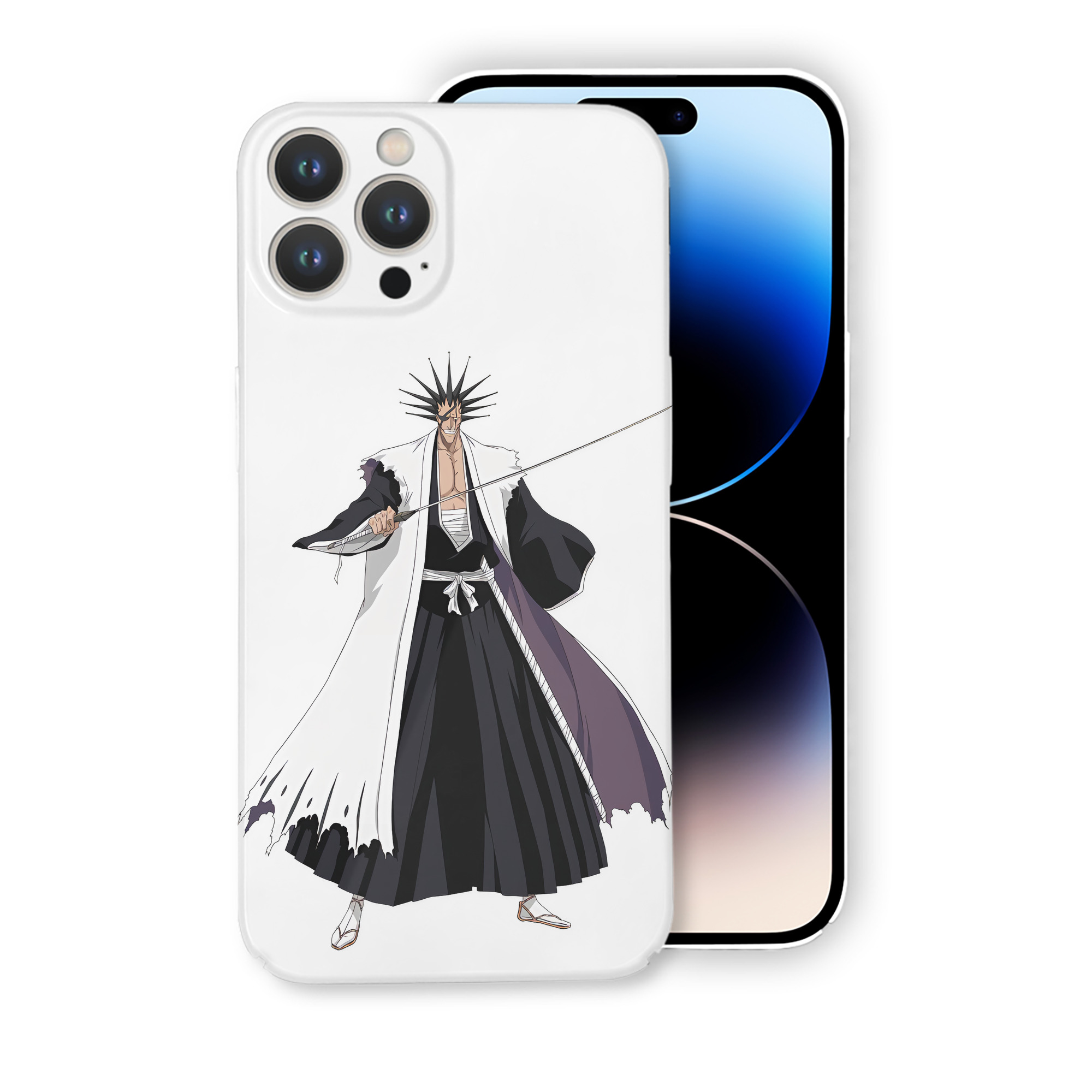 （画像用） ブリーチ ざらき けんぱち BLEACH Zaraki Kenpachi 【iPhone 14シリーズ対応】ハードケース
